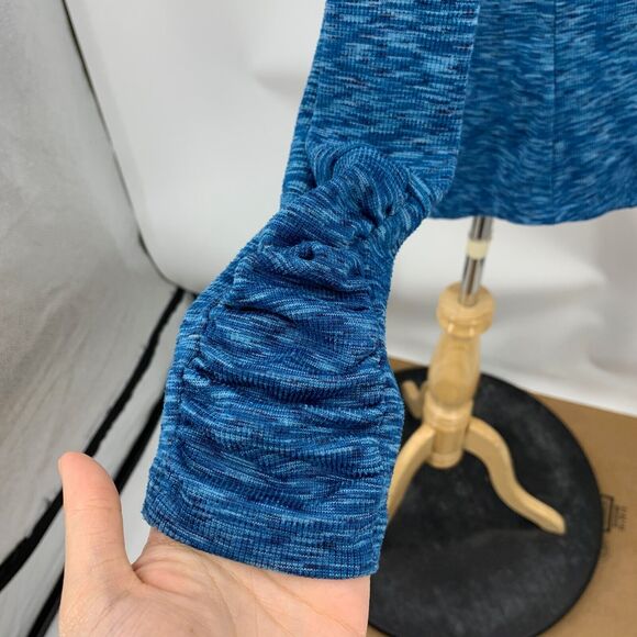 Columbia Sweater Womens L Large Oasis Blue Knit Outerspaced Quarter Zip Pullover - Picture 5 of 13